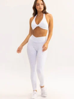 Duo Halter Twist Sports Bra