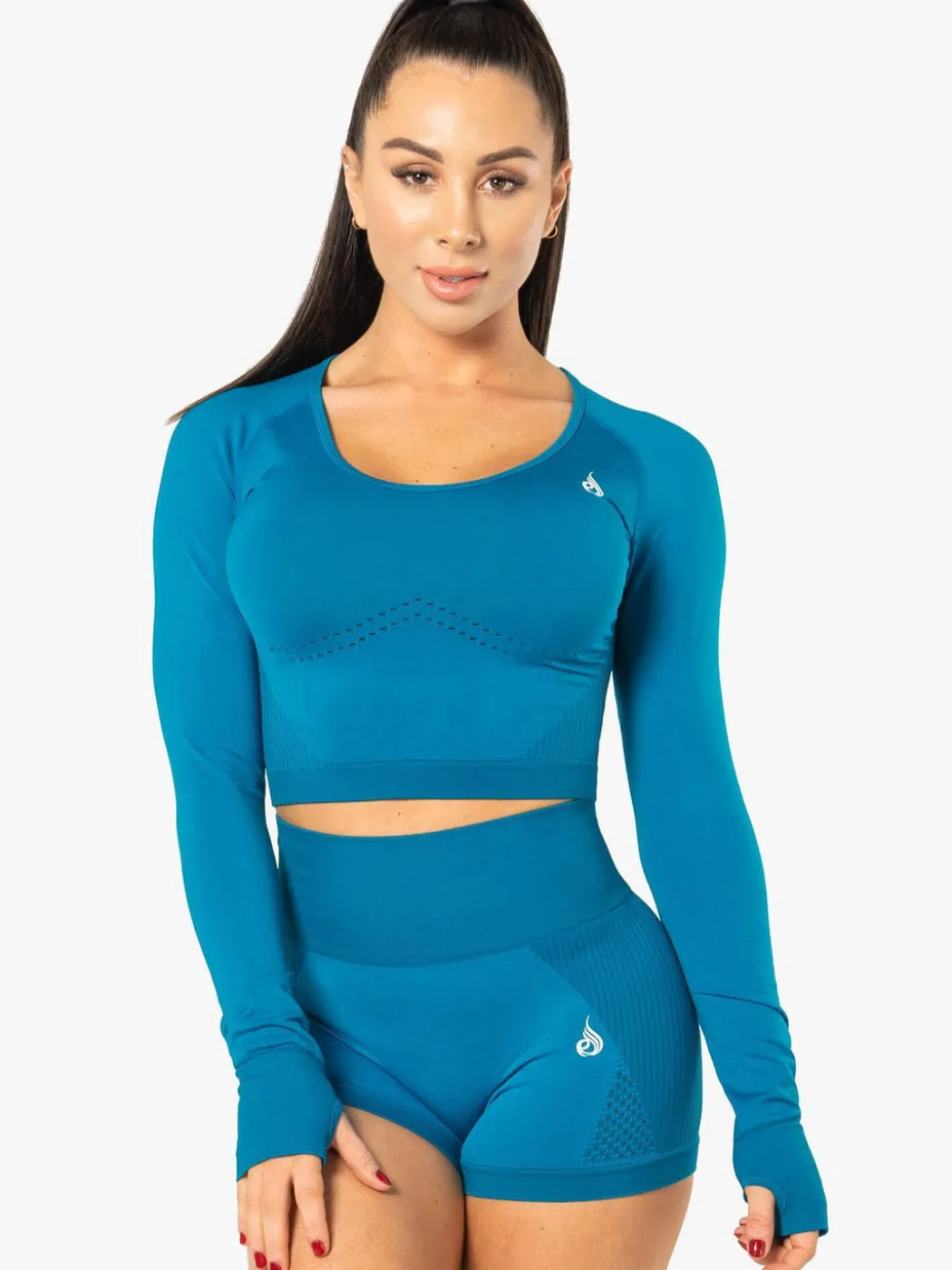 Electra Seamless Long Sleeve Crop Top