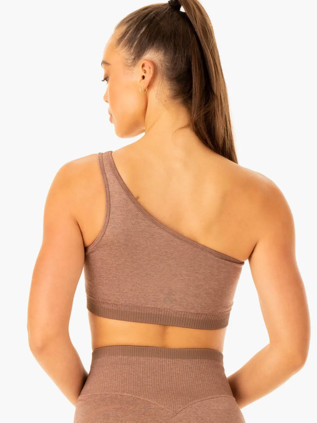Excel Seamless One Shoulder Sports Bra