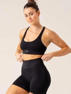 Honeycomb Seamless Sports Bra