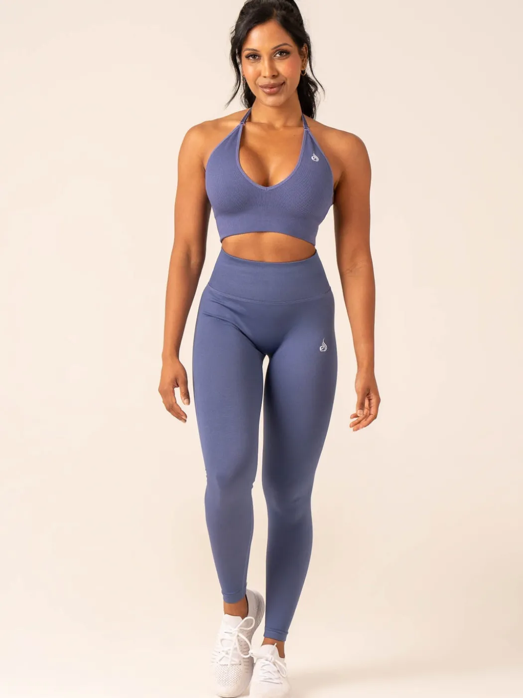 Lift Rib Seamless Halter Sports Bra