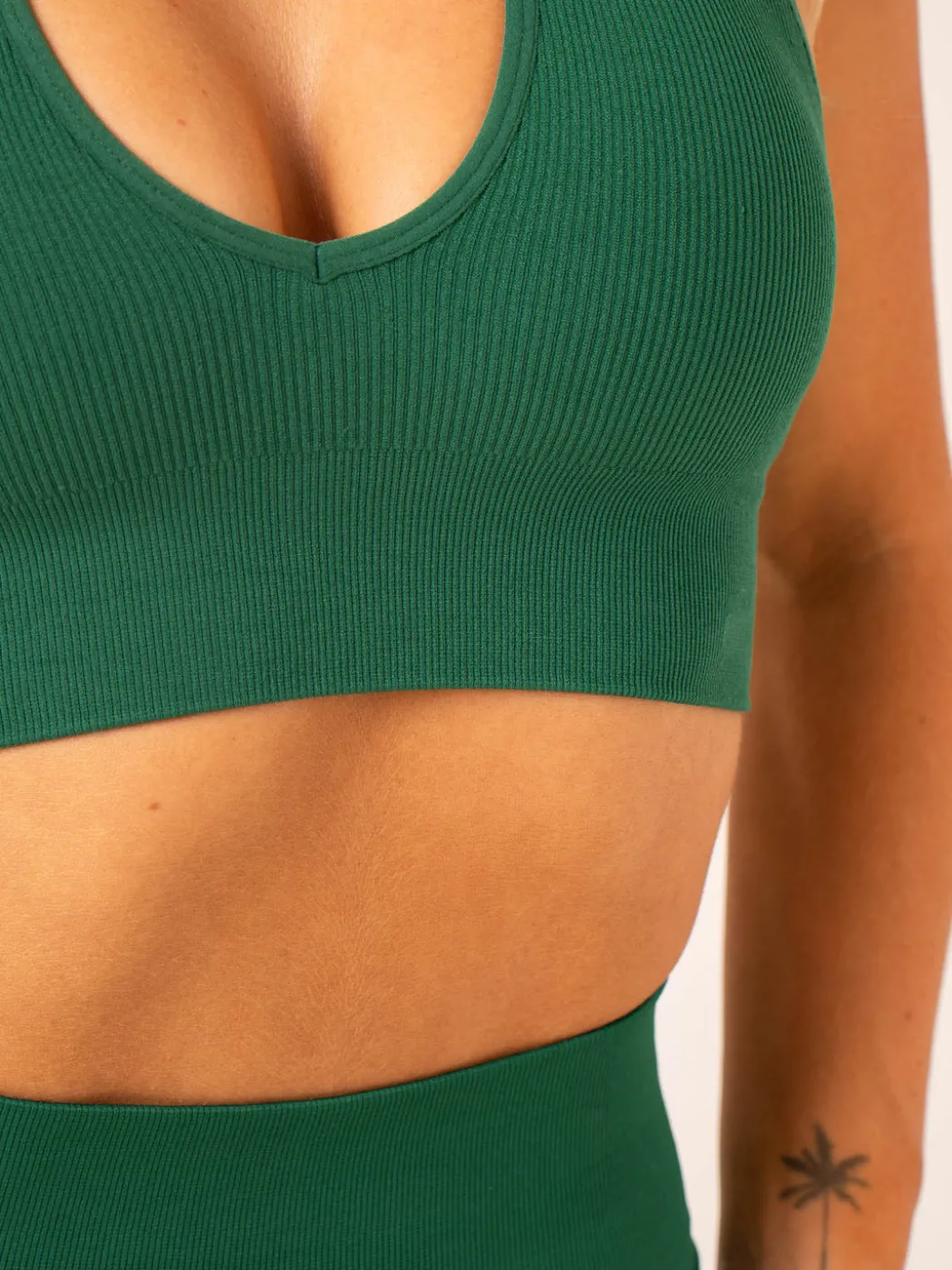 Lift Rib Seamless Halter Sports Bra