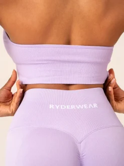 Lift Rib Seamless Halter Sports Bra