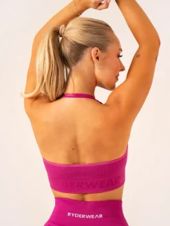 Lift Rib Seamless Halter Sports Bra