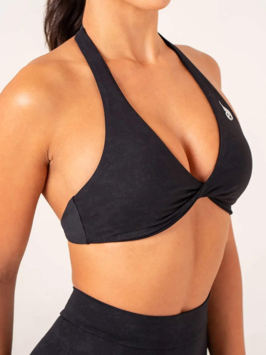 NKD Stonewash Halter Sports Bra