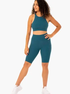 Reset High Waisted Pocket Bike Shorts