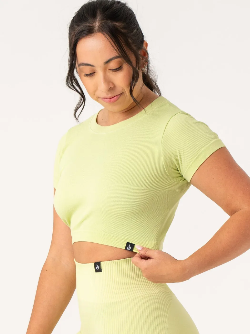 Rib Seamless T-Shirt