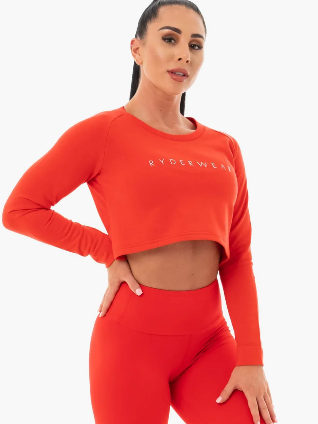 Staples Cropped Sweater