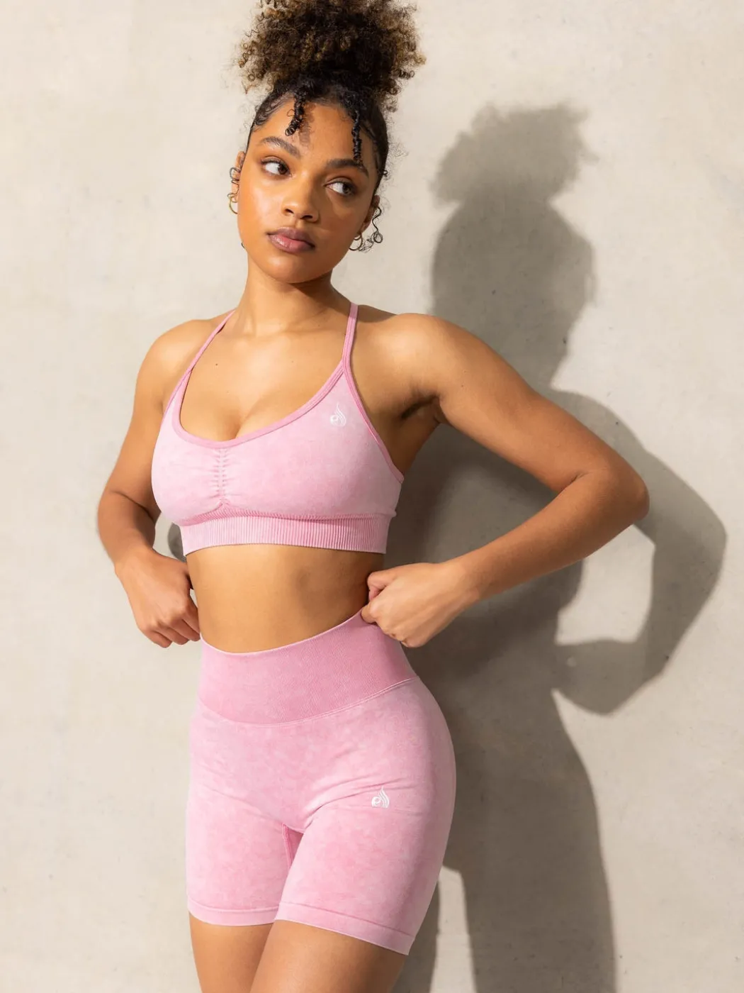 Stonewash Scrunch Seamless Shorts