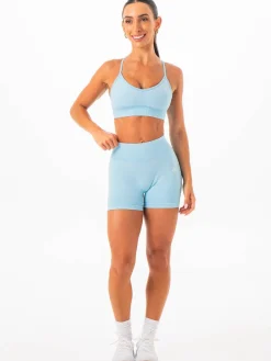Stonewash Scrunch Seamless Shorts