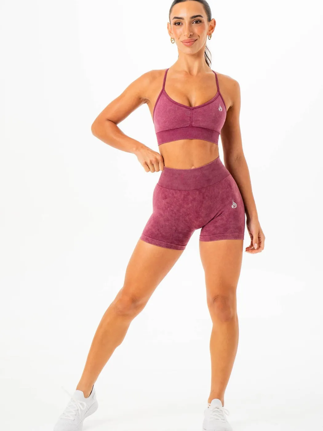 Stonewash Scrunch Seamless Shorts