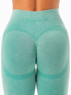 Stonewash Scrunch Seamless Leggings