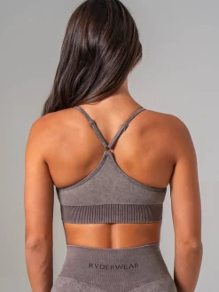 Stonewash Seamless Sports Bra