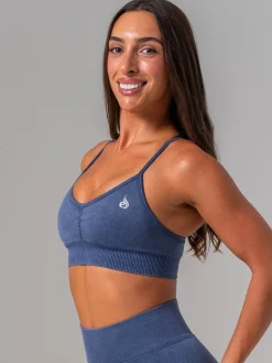 Stonewash Seamless Sports Bra