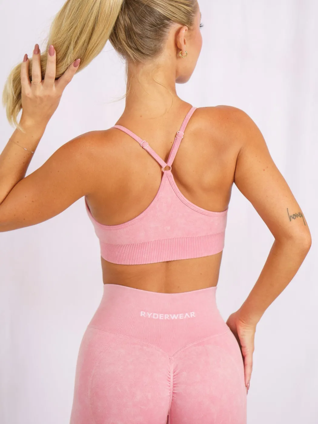 Stonewash Seamless Sports Bra