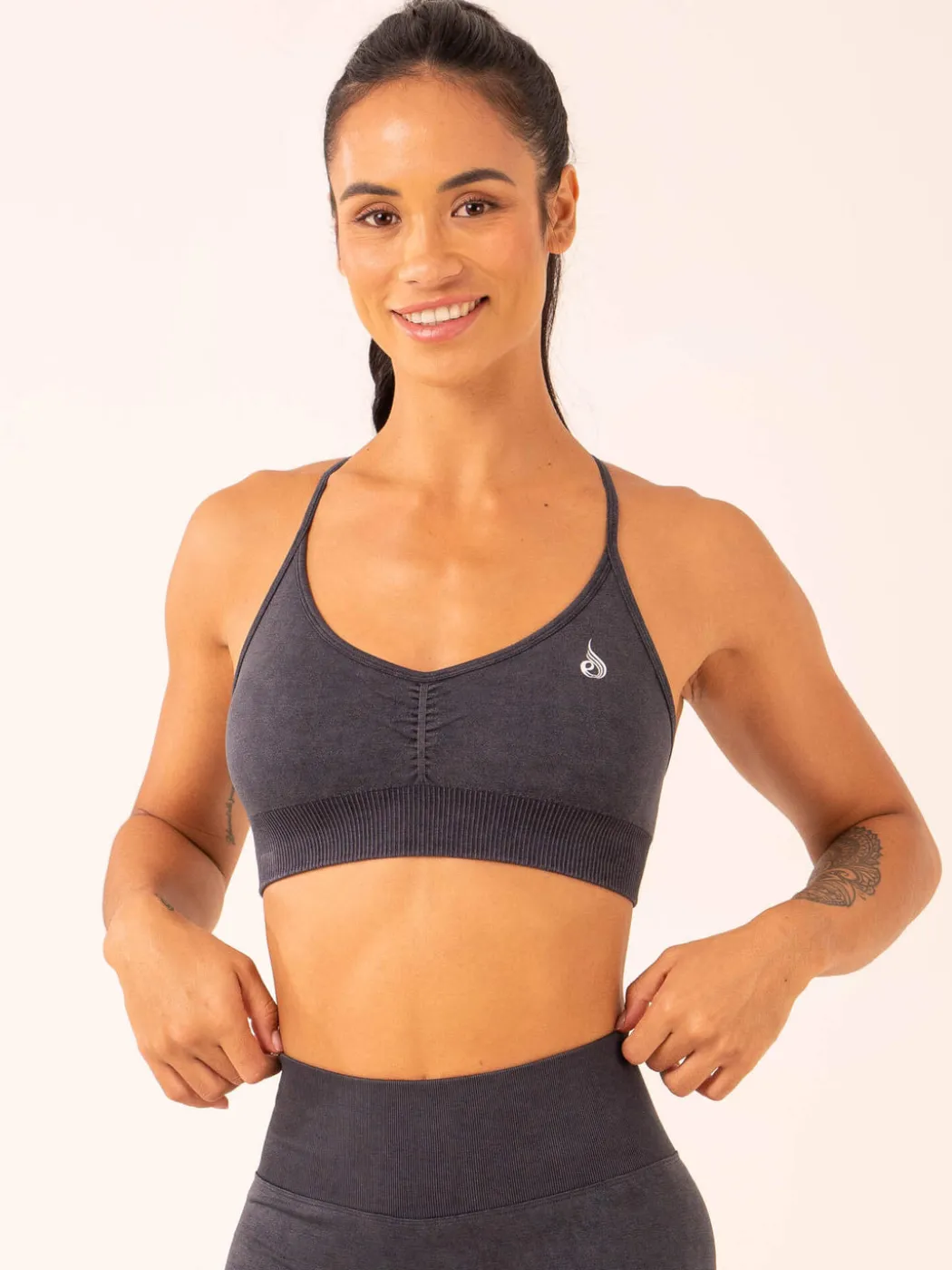 Stonewash Seamless Sports Bra