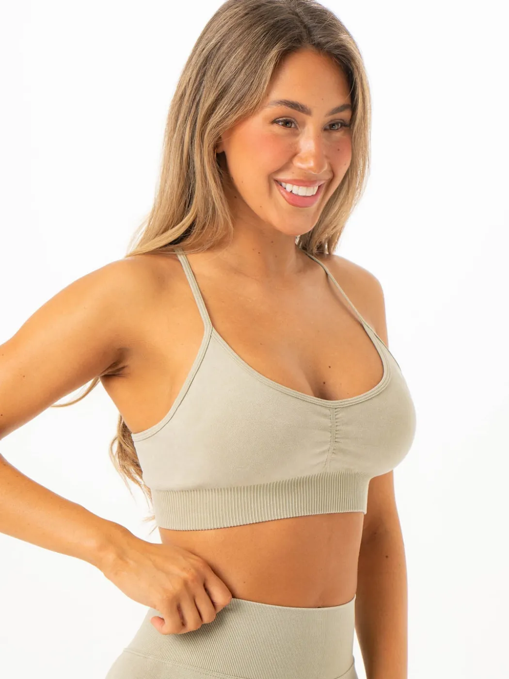 Stonewash Seamless Sports Bra