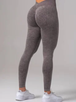 Stonewash Seamless V Back Legging