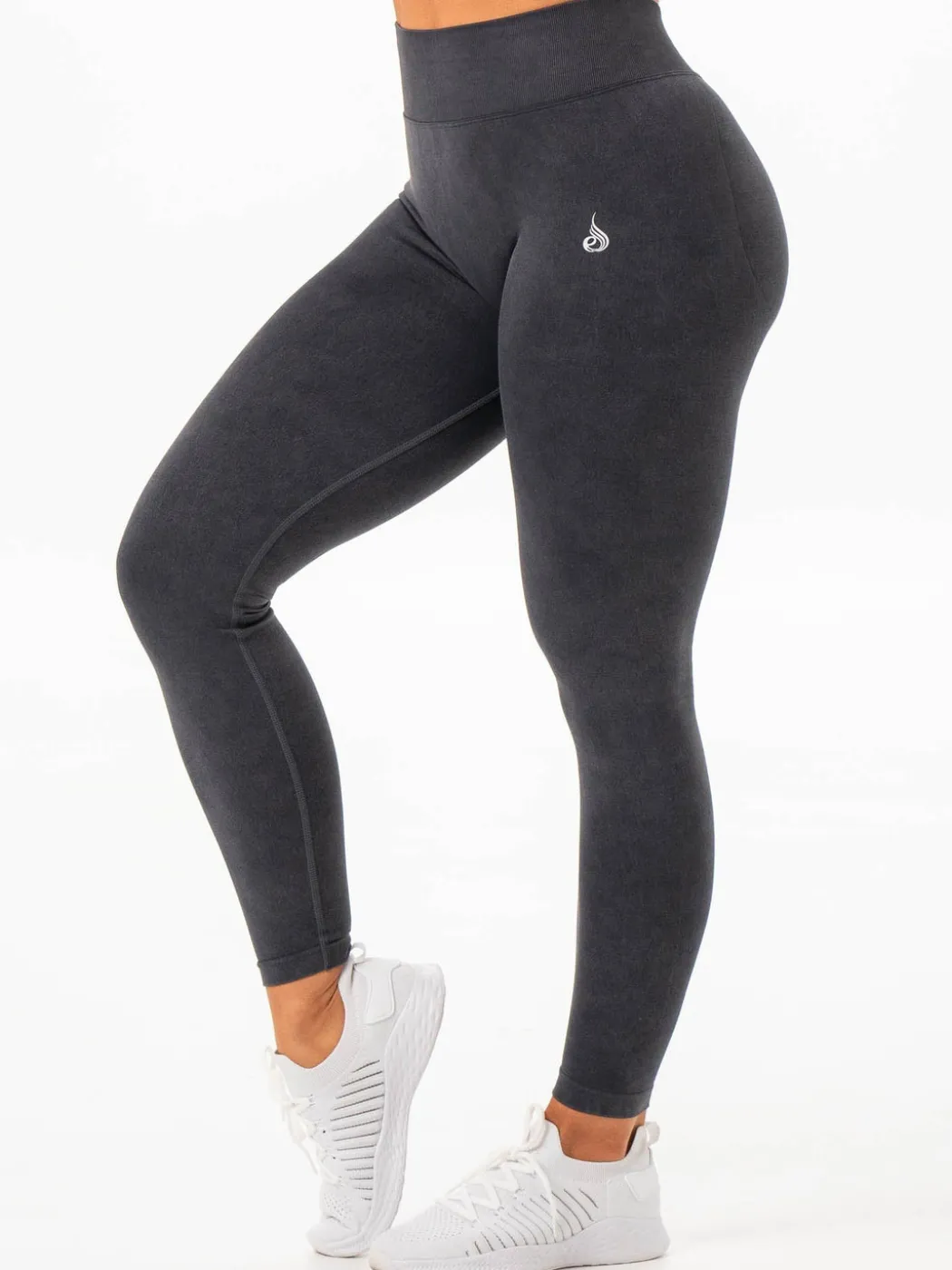 Stonewash Seamless V Back Leggings