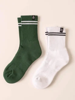 Stripe Crew Socks