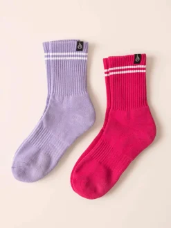 Stripe Crew Socks