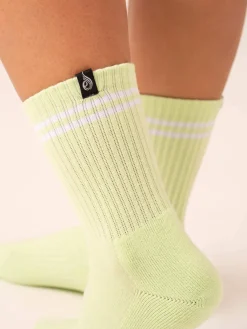 Stripe Crew Socks