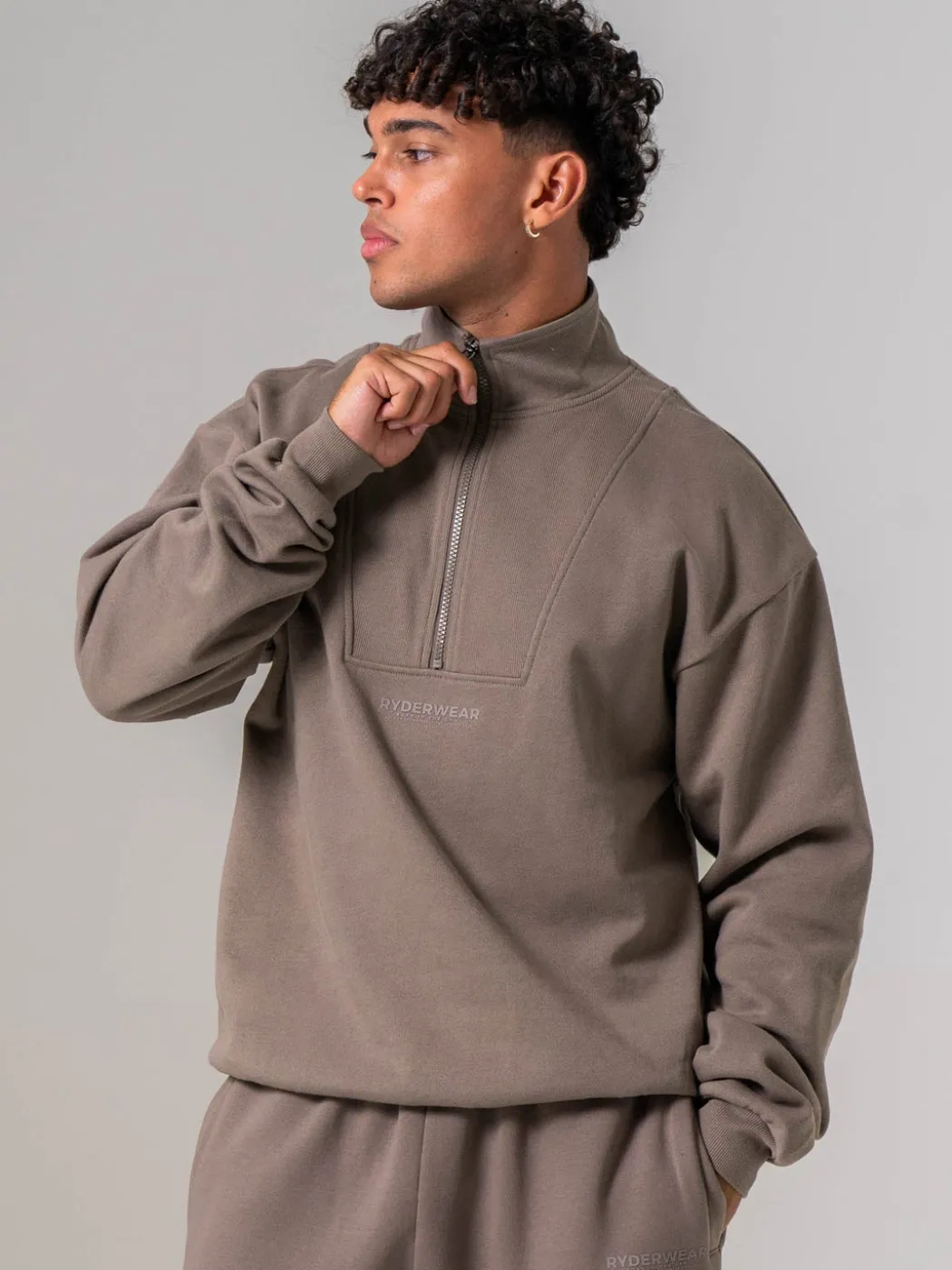 Unisex Fleece Half Zip