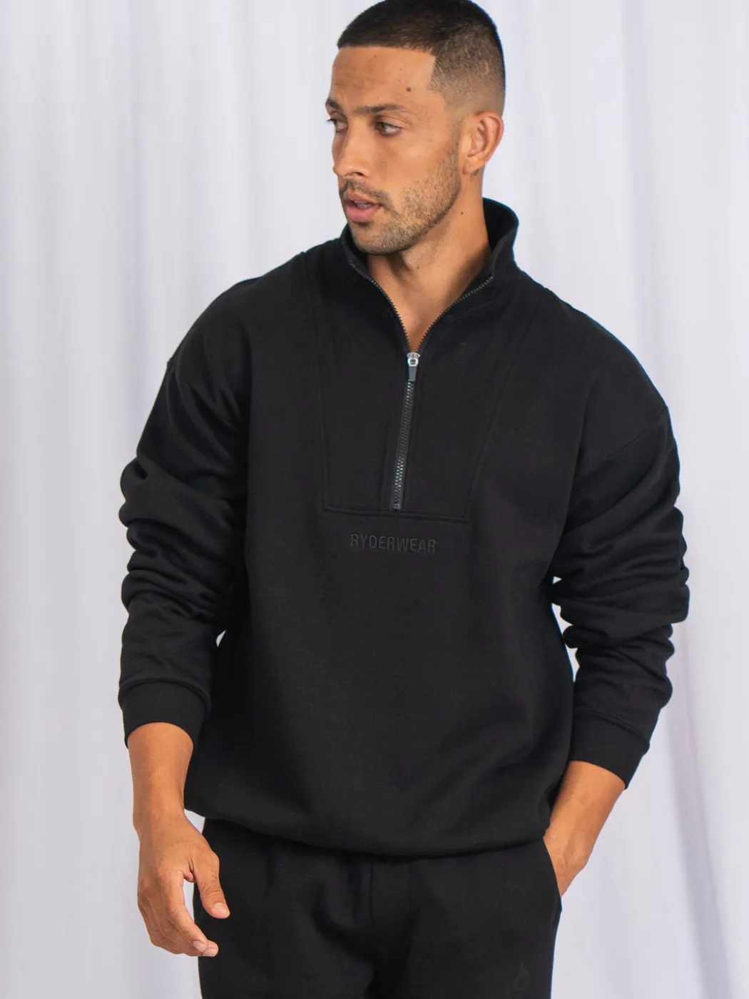 Unisex Half Zip Jumper